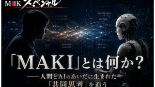 M■Kスペシャル|「MAKI」とは何か?――人間とAIのあいだに生まれた「共同思考」を追う